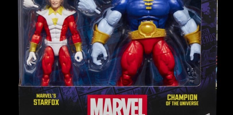 ¡Las leyendas de Marvel Starfox y el campeón del universo figuran dos paquetes para ordenar!