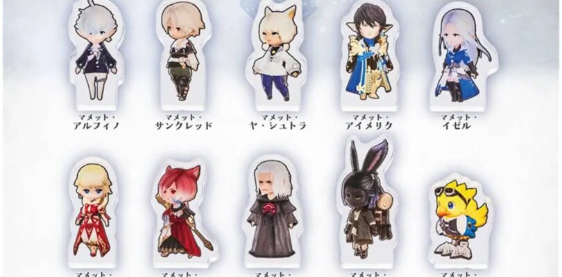 Los nuevos juguetes cápsula de Final Fantasy son bloques acrílicos de personajes FFXIV