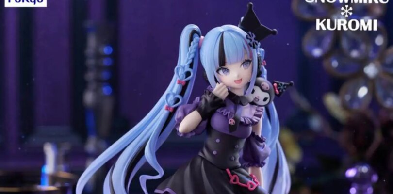 La nueva figura de Snow Miku Kuromi viste un vestido gótico de Lolita