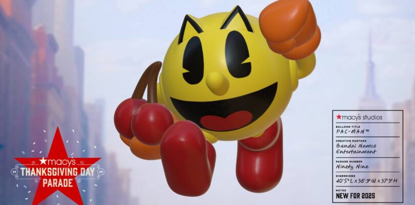 Globo Pac-Man confirmado para el desfile del Día de Acción de Gracias de Macy’s 2025