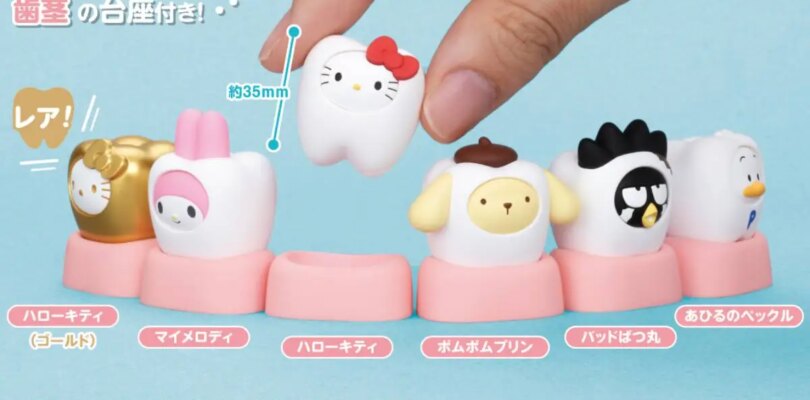 Los personajes de Sanrio se convierten en dientes en New Gacha