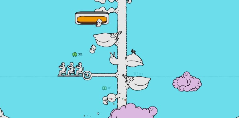 Los humanos dan a luz gansos que a su vez dan a luz mutantes para pagar por un elaborado apareamiento en el cielo en la demostración Steam Next Fest de Tingus Goose
