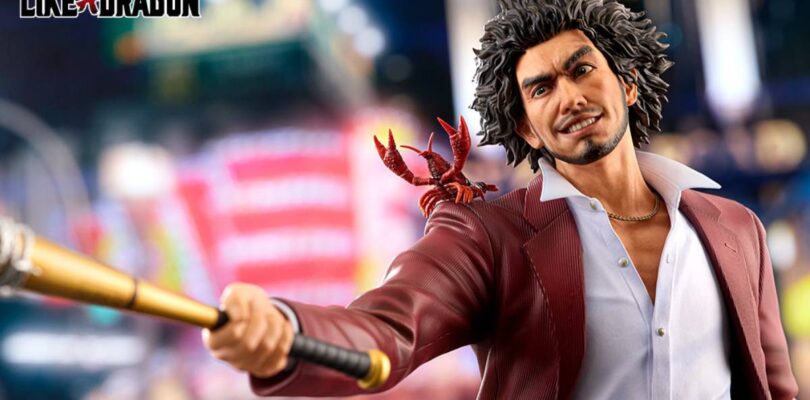 Yakuza: Como un dragón La figura de Ichiban Kasuga incluye a Nancy el cangrejo