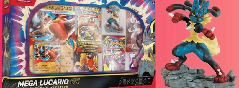 Pokémon TCG Nueva colección de figuras Mega Lucario Ex reabastecida en Amazon