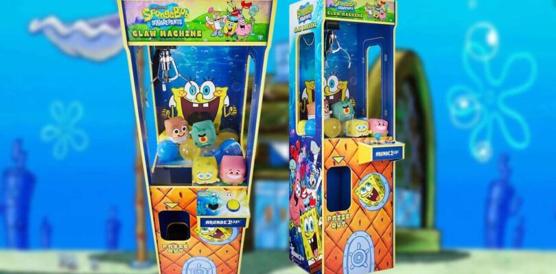 La máquina de garras Bob Esponja de Arcade1Up ya está disponible para reservar