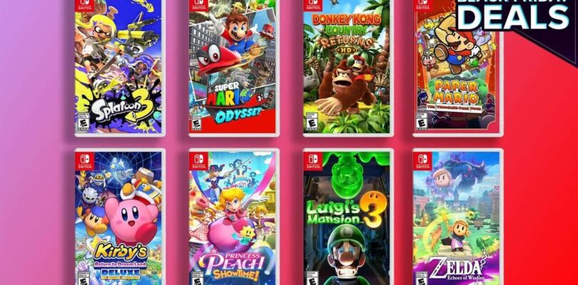 Los juegos de Super Mario y Zelda tienen un 50% de descuento en la oferta del Black Friday de Amazon