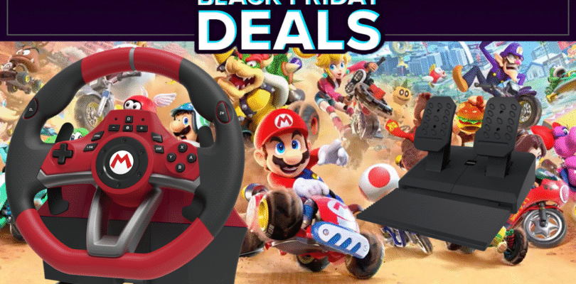 Mario Kart Racing Wheel para Switch y Switch 2 está a la venta para el Black Friday