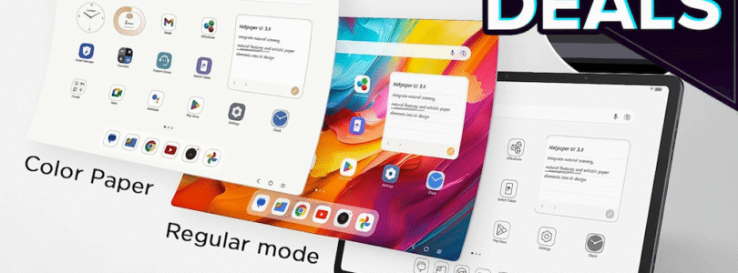 La tableta Android 3 en 1 de TCL con dos modos de tinta electrónica baja a $ 150 para el Black Friday