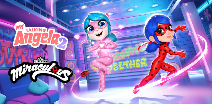 Outfit7 revela el crossover de My Talking Angela 2 con Miraculous