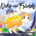 Siéntate, relájate y sigue la corriente en Slide Stories: Neko y sus amigos en Xbox