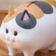 Hucha FFXIV Fat Cat lista para guardar monedas
