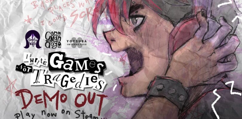 Acepta tus años desordenados y vergonzosos de emo adolescente en la novela visual del juego de ritmo X Escribo juegos, no tragedias