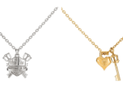 Los collares de New Kingdom Hearts cuentan con candado y escudo de armas