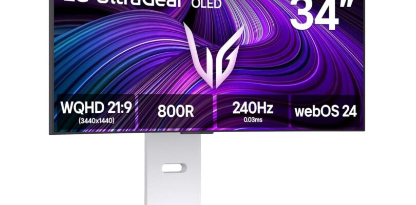 El monitor OLED curvo de 34 pulgadas y 240 Hz de LG alcanza un nuevo mínimo histórico, el Black Friday ha comenzado temprano