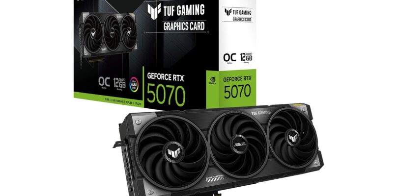 Amazon liquida las GPU RTX 5070 y el modelo Asus en un nuevo mínimo histórico para el Black Friday temprano