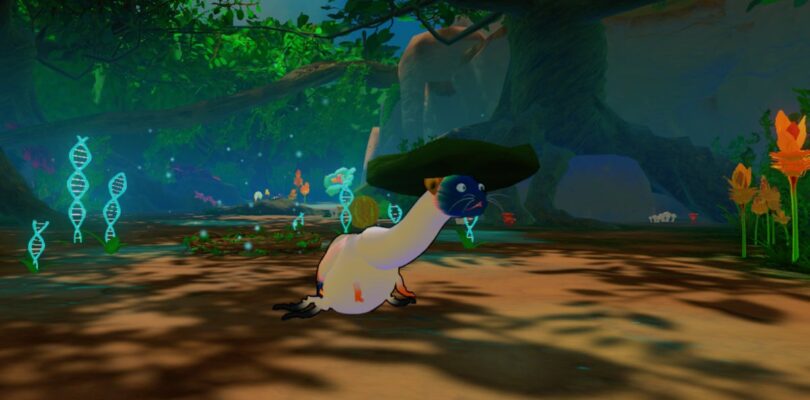 Un weaseetlduclob lucha contra una pandilla de salamandras y se vuelve cada vez más aterrador en el evolucionador de abominación Strange Seed.