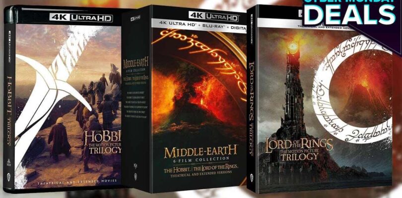 La colección Blu-Ray 4K de 6 películas de la Tierra Media cuesta $ 100 para el Cyber ​​​​Monday
